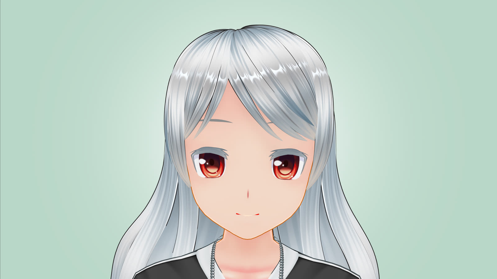 頬 Before